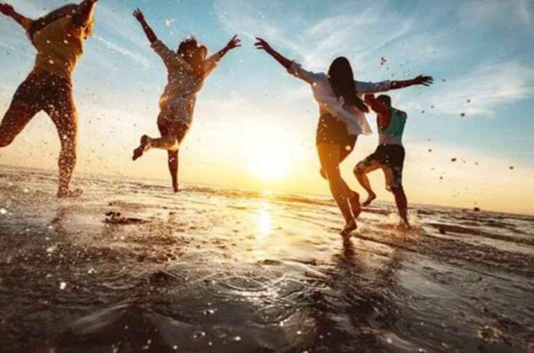 Adolescents enjoying freedom outdoors as a symbol of hope, emotional healing and wellbeing through counselling.